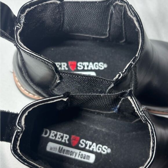 Deer Stags Modern Chelsea Router Boots with Memory Foam Mens Size 8.5 EPC - Picture 8 of 12